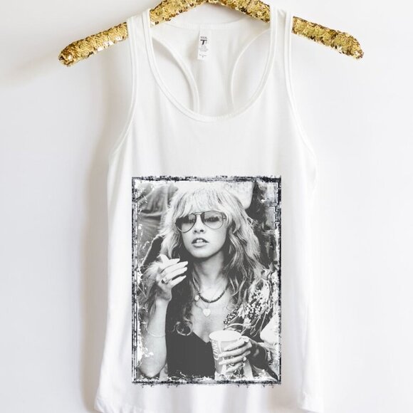 Vintage Stevie Nicks Tee, Stevie Nicks, Stevie Nicks Shirt, Stevie Nicks Tank 91 - Picture 4 of 5